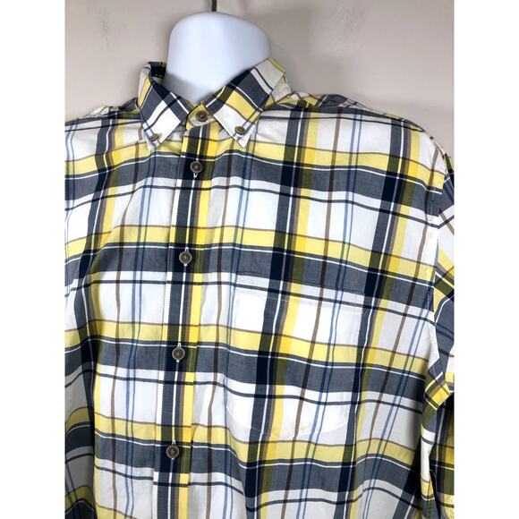 Charles Tyrwhitt Weekend Men's Button Down Shirt Long Sleeve Size XL Yellow - Picture 3 of 13